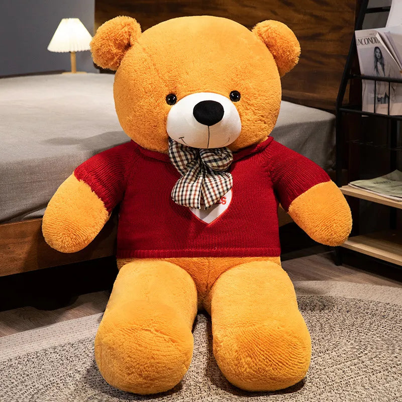 Dressed Bear Plush – Bowknot Soft Toy