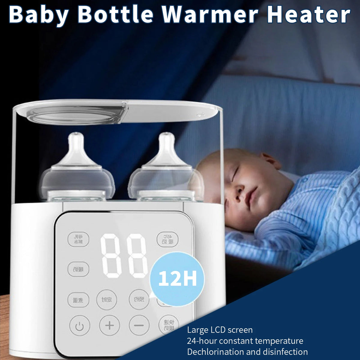 Baby Milk & Food Warmer | Quick Heating Sterilizer for Baby Feeding