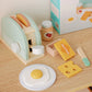 Grille-pain en bois – Jeu de petit-déjeuner factice pour enfants