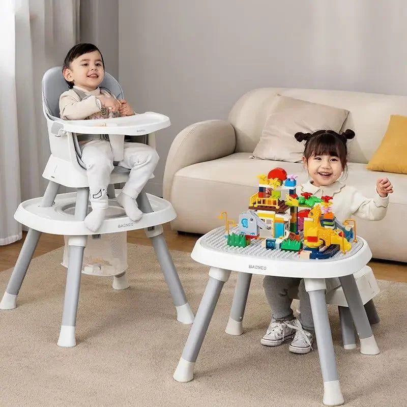 Aolan Foldable Baby Highchair – Adjustable Multifunctional Feeding & Dining Seat