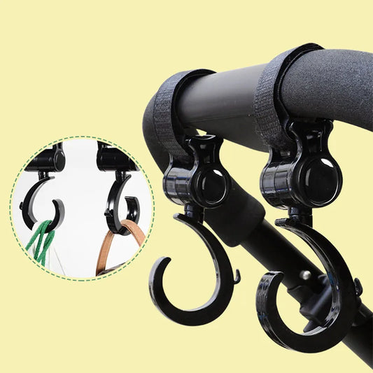 2PCS Multi-Purpose Pram Hooks – Baby Stroller Shopping Accessory