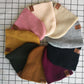Baby Knit Hat with Leather Label Winter Family Beanie