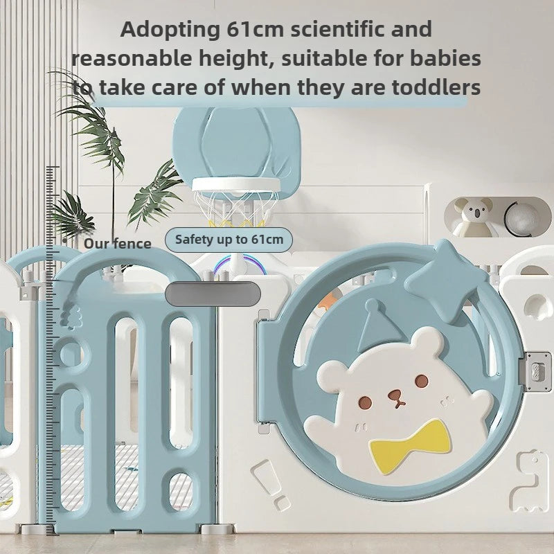 Foldable Baby Safety Fence – Anti-Fall Protection!