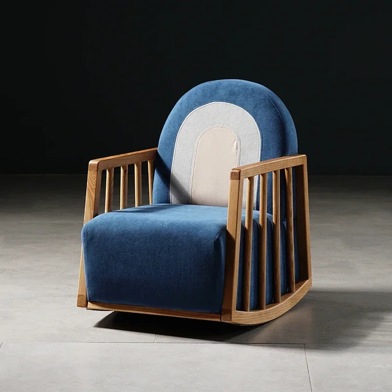 Nordic Baby Rocking Chair – Solid Wood & Modern Design
