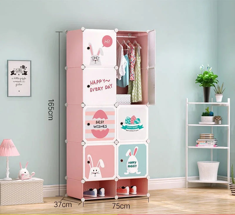 Portable Kids Wardrobe – Baby Clothes & Toy Organizer