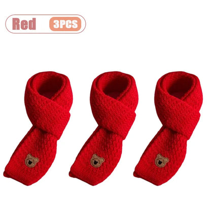 1 à 10 écharpes bébé d'hiver, cache-cou doux en maille pour garçons et filles, chaude et coupe-vent.