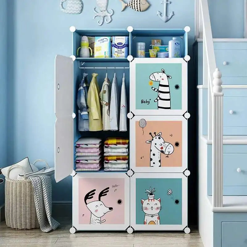Baby & Kids Wardrobe – Bedroom Organizer with Sliding Doors