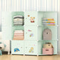 Armoire en plastique pour enfants – Organisateur de vêtements moderne et minimaliste