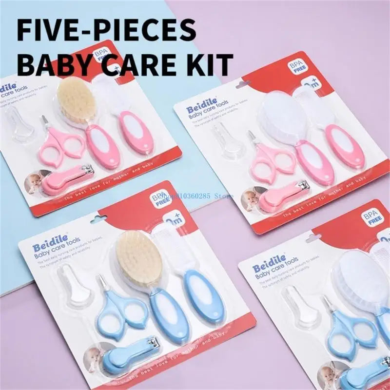 Kit de soins pour bébé K9FF 5 pièces – Coupe-ongles et peigne