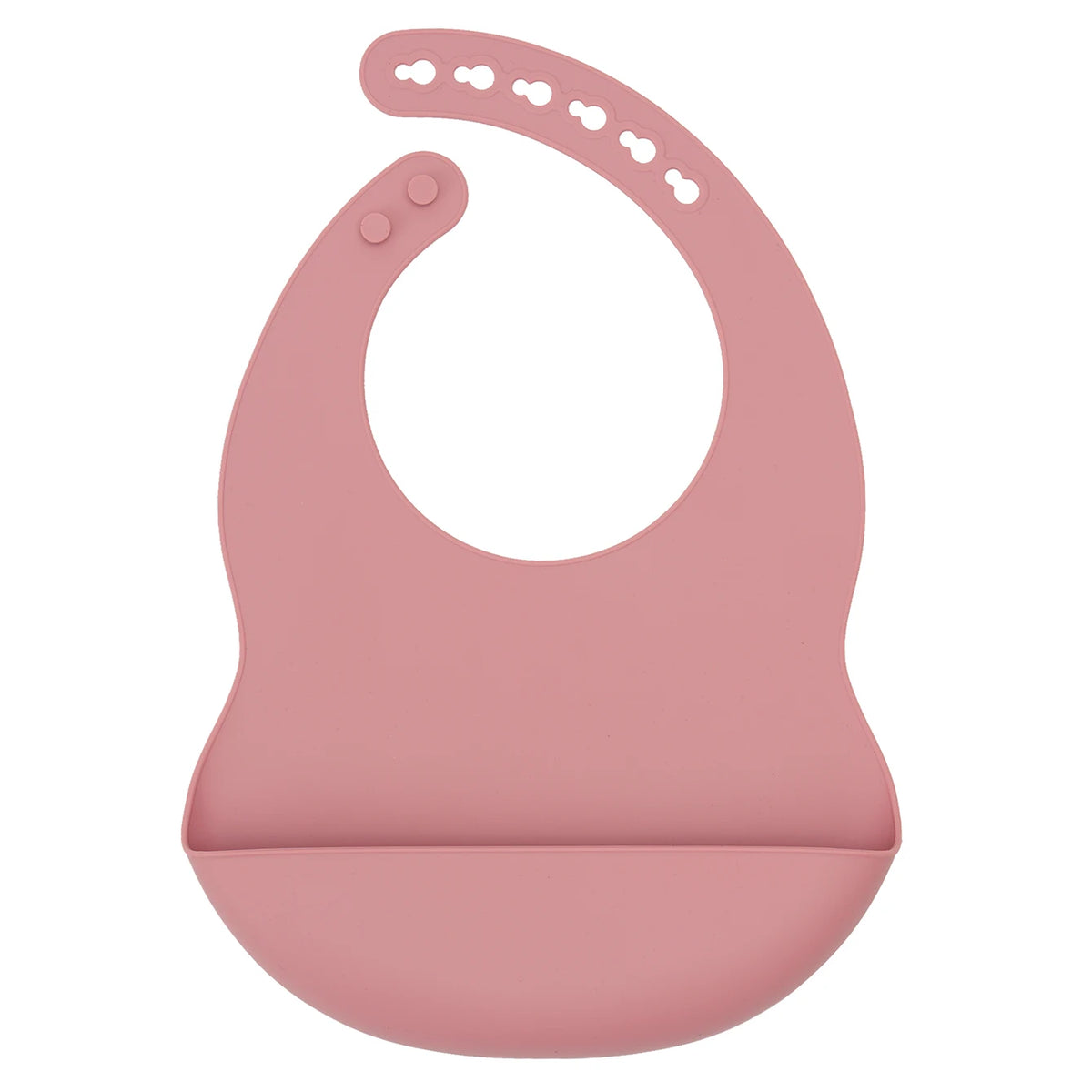 Adjustable Silicone Waterproof Baby Feeding Bib (BPA-Free)