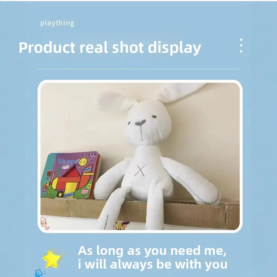 Soft Cuddly Bunny Plush for Babies