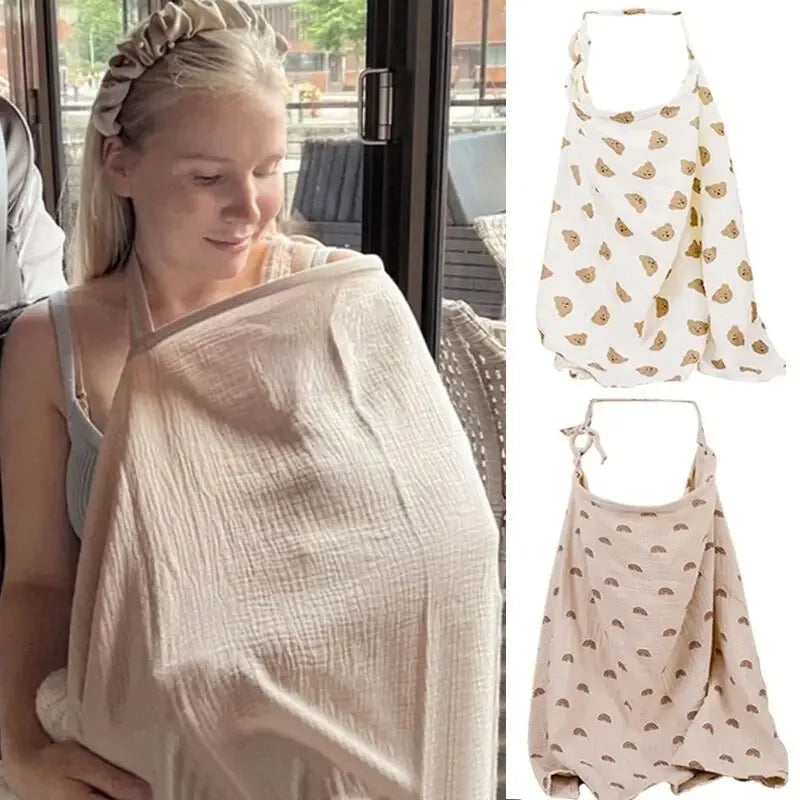 Breathable Baby Feeding Cover – Privacy Nursing Cloth for Mothers