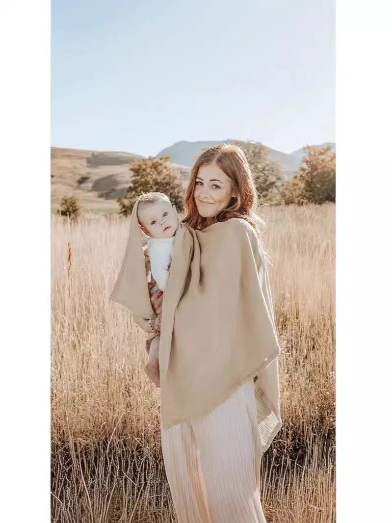Mother’s Nursing Cover – Baby Feeding Cotton Privacy Apron