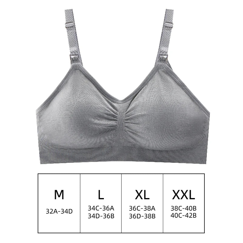 Soutien-gorge d'allaitement et de maternité mains libres – Confort optimal pour allaiter toute la journée