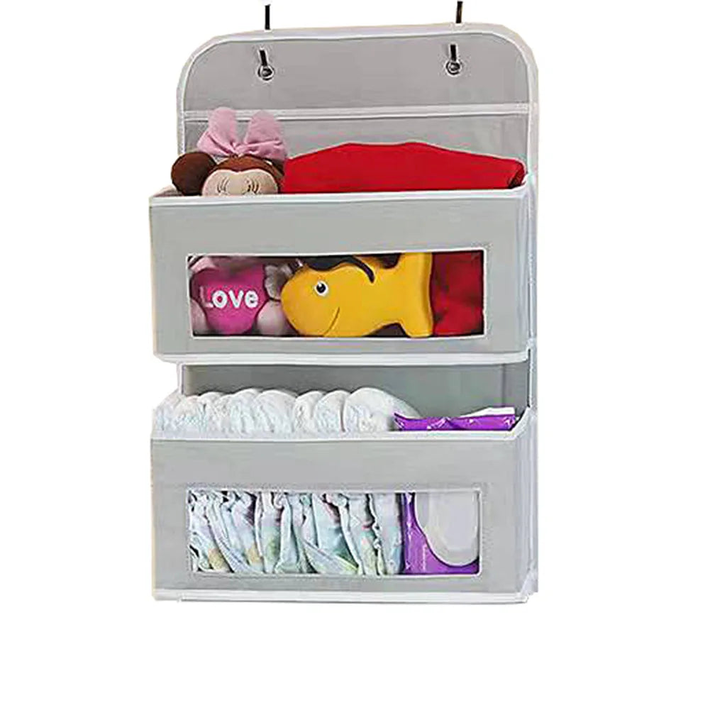 Wall-Mounted Hanging Storage Bag – Organizer for Baby Toys & Dolls