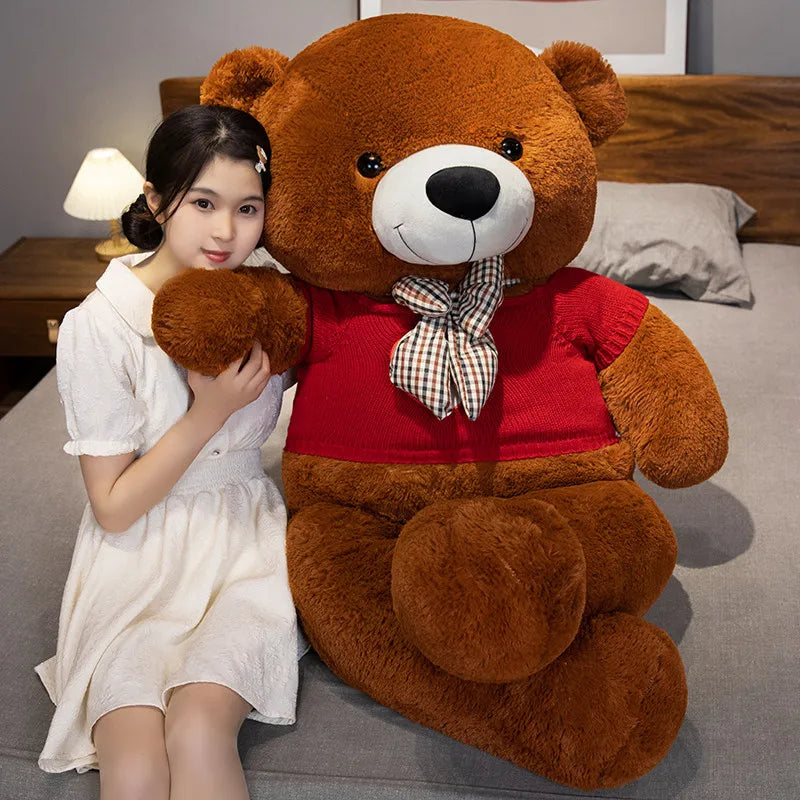 Dressed Bear Plush – Bowknot Soft Toy