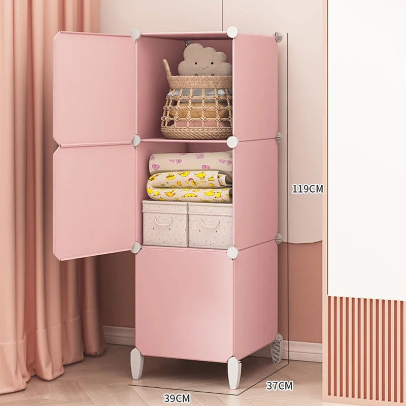 Modular Baby Wardrobe – Minimalist Nordic Fabric Storage