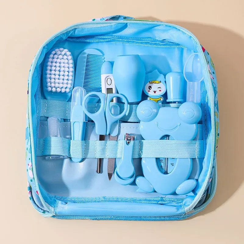 Coffret de soins pour bébé 13 pièces – Coffret cadeau essentiel pour le bain, la toilette et l'allaitement