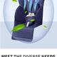 Chaise haute multifonctionnelle pour bébé – Portable et réglable en hauteur