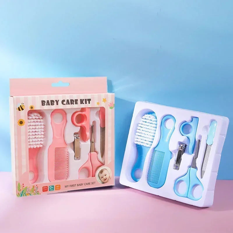 Baby Care Grooming Kit – Safe Comb, Soft Brush & Nail Trimmer Set
