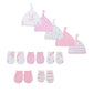 Unisex Cotton Newborn Baby Hat and Gloves Nightcap Set