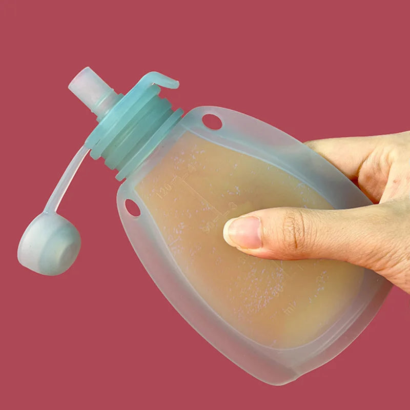 Sacs de conservation du lait maternel réutilisables en silicone – Contenants de congélation étanches