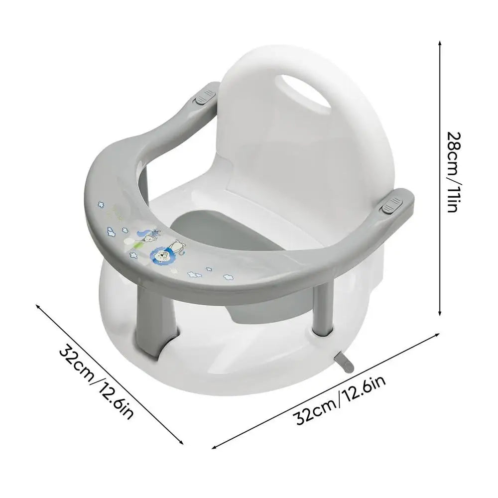 Baby Bath Seat Mat – Foldable, Anti-Slip & Secure