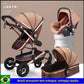 3-in-1 Foldable Baby Stroller – High Landscape, All-Season Carriage