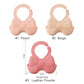 Bavoir d'allaitement en silicone ajustable et mignon