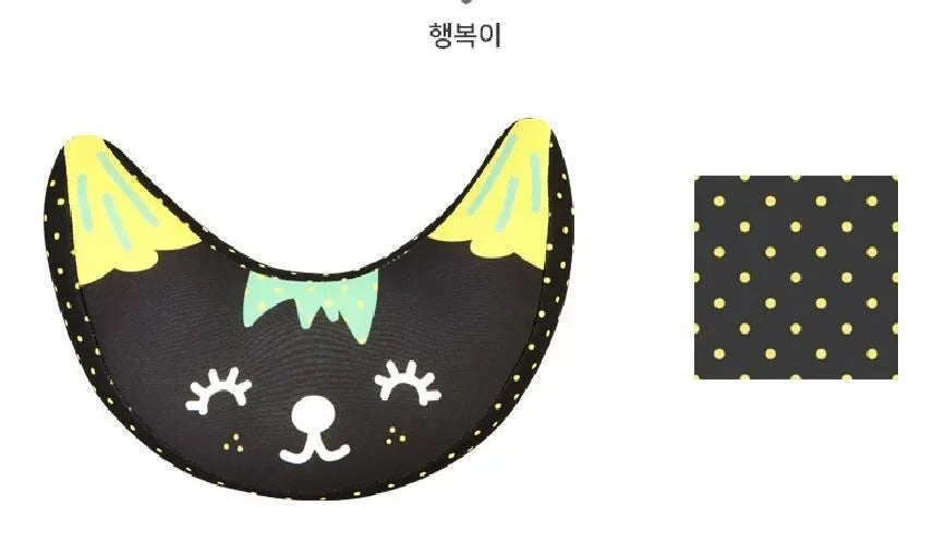 Child Car Seat Cushion – Crescent Neck & Sleep Pillow
