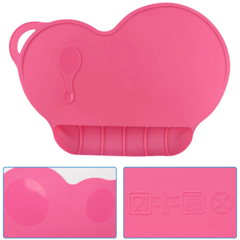 Baby Silicone Feeding Mat – Non-Slip Bib & Table Placemat Set