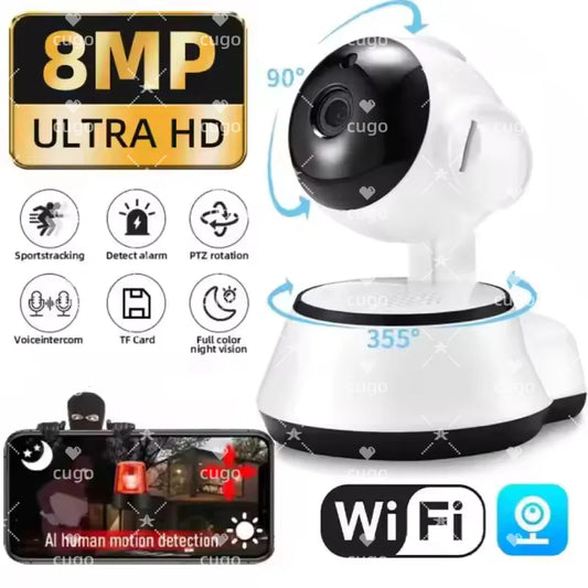 Smart Home Baby Monitor 8MP PTZ AI Camera