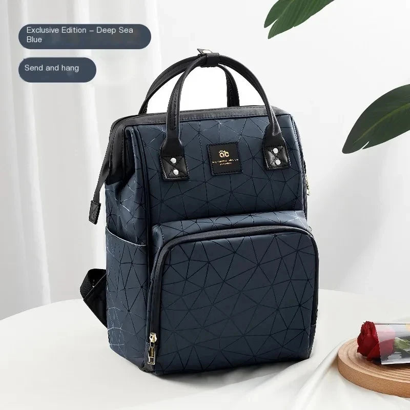 Sac à dos à langer – Grand sac imperméable pour maman avec port USB