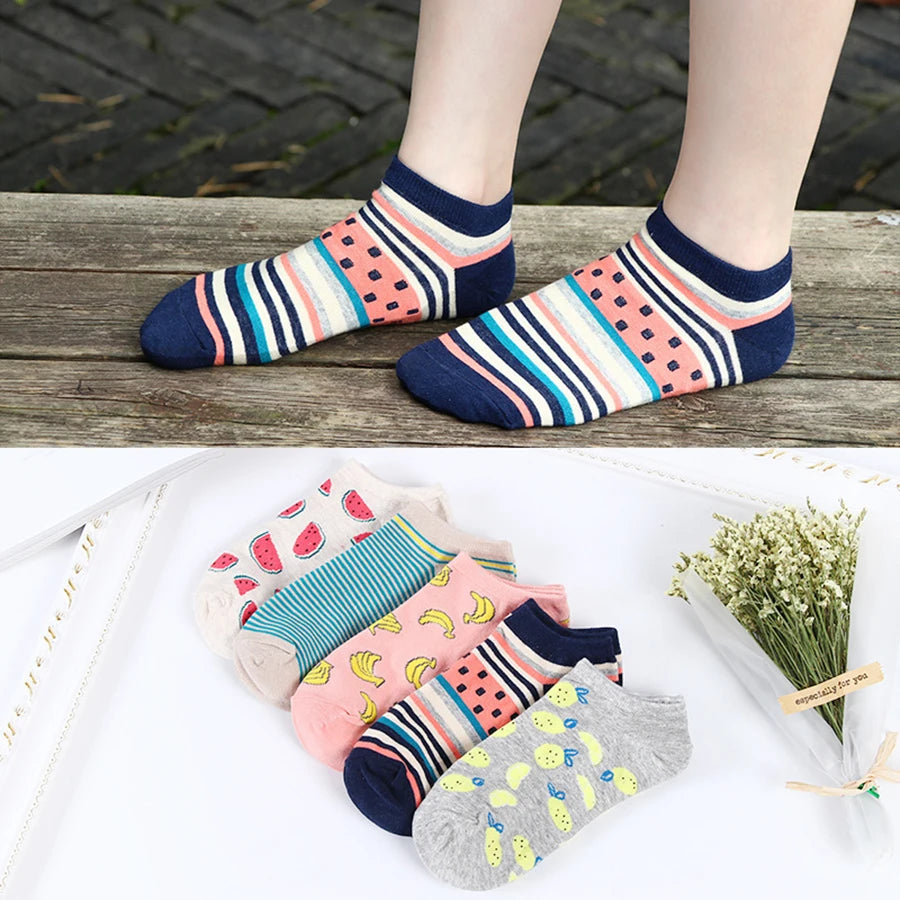Chaussettes de sport en coton pour femmes