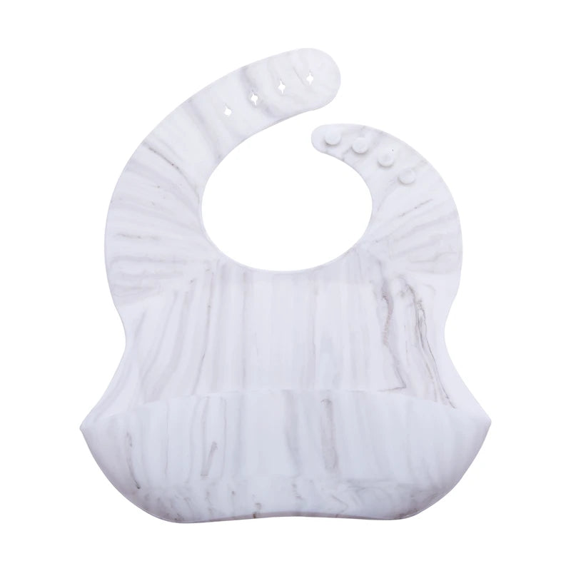 Bavoir d'allaitement en silicone ajustable et mignon