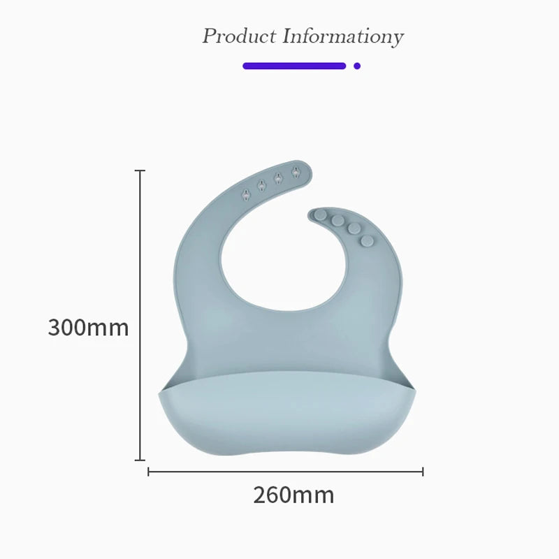 Infant Eating Bib – Pocket Bib for Saliva & Food Spills