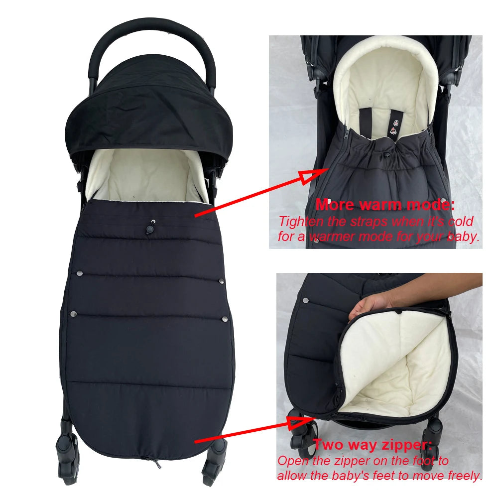 Chancelière universelle pour poussette – Compatible avec les poussettes Babyzen YOYO