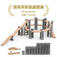 Wooden Train Track Set – Racing, Bridges & Tunnel Accessories Toy