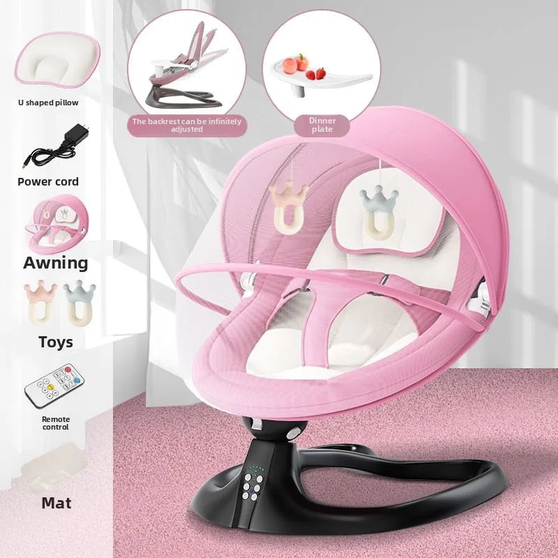 Electric Baby Swing – Soothing Cradle for Newborns