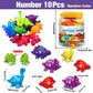 Jeu d'association de dinosaures Montessori ABC – Lettres majuscules et minuscules