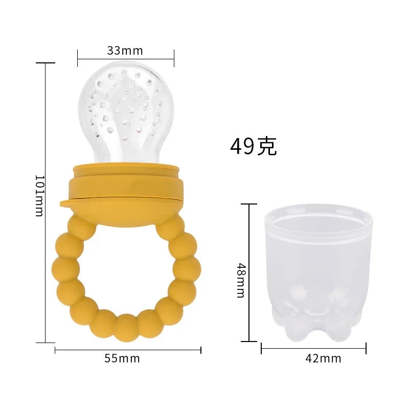 Silicone Baby Fruit Feeder – Mesh Pacifier & Teething Toy