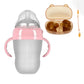 Silicone Nano Baby Bottle – 150/250ml, Handle, Anti-Choking, for 0–9 Months