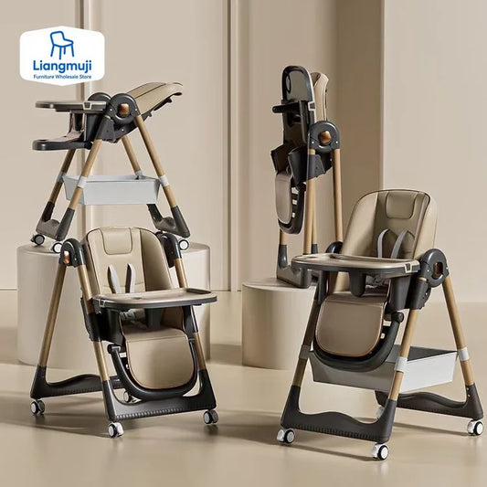 Foldable Baby Highchair – Multifunctional Dining & Floor Seat for Kids