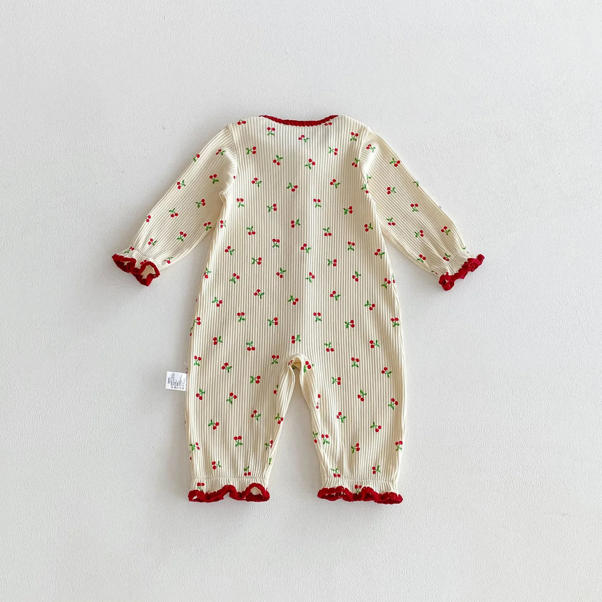 Combinaison cerise mignonne pour bébé fille