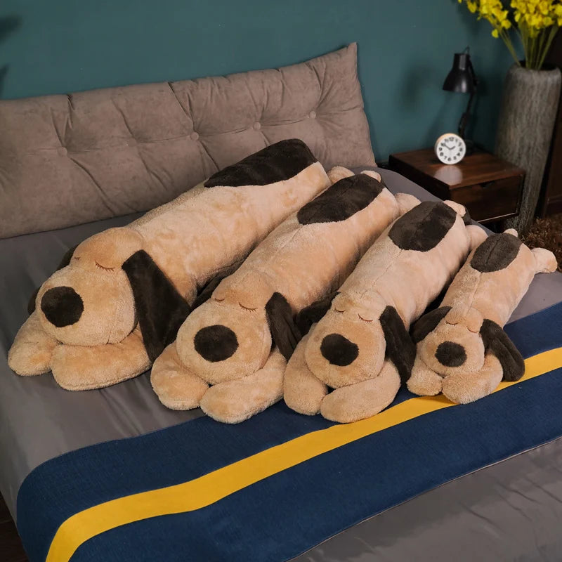 Chiot en peluche géant – Doux et câlin !