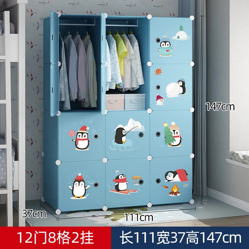 Organisateur de garde-robe pour bébé – Armoires à portes coulissantes pour enfants