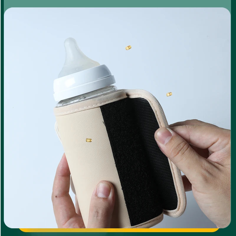 Portable Baby Bottle Warmer Bag | USB Milk & Formula Heater for Travel