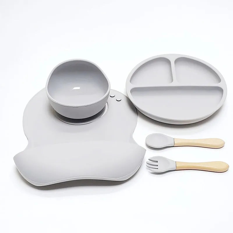 Toddler Meal Set – Non-Slip Silicone Tableware for Kids