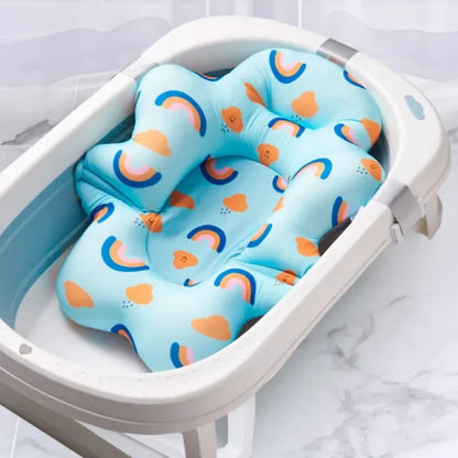 Foldable Baby Bath Seat Mat – Soft & Anti-Slip Cushion