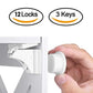 No-Screw Baby Safety Cabinet Locks for Kitchen